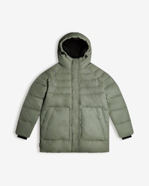 Hunter Intrepid Mid Puffer Női Ruhák Zöld | WXU-279185