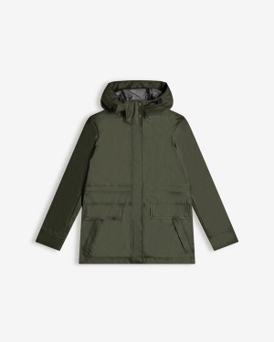 Hunter Lightweight Waterproof Rain Női Ruhák Sötétolivazöld | PJG-694327