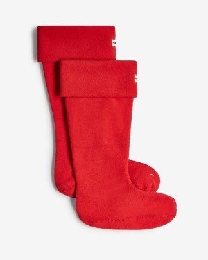 Hunter Recycled Fleece Cuff Tall Férfi Kiegészítők Piros | AEO-458916