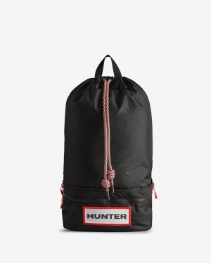 Hunter Travel Ripstop Recycled Nylon Two-way Férfi Kiegészítők Fekete | OGM-072185