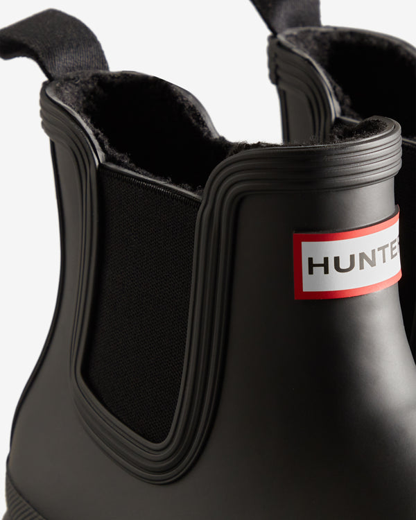 Hunter Insulated Chelsea Női Bokacsizma Fekete | SXQ-513729