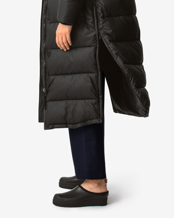 Hunter Intrepid Long Puffer Női Ruhák Fekete | MPL-472860