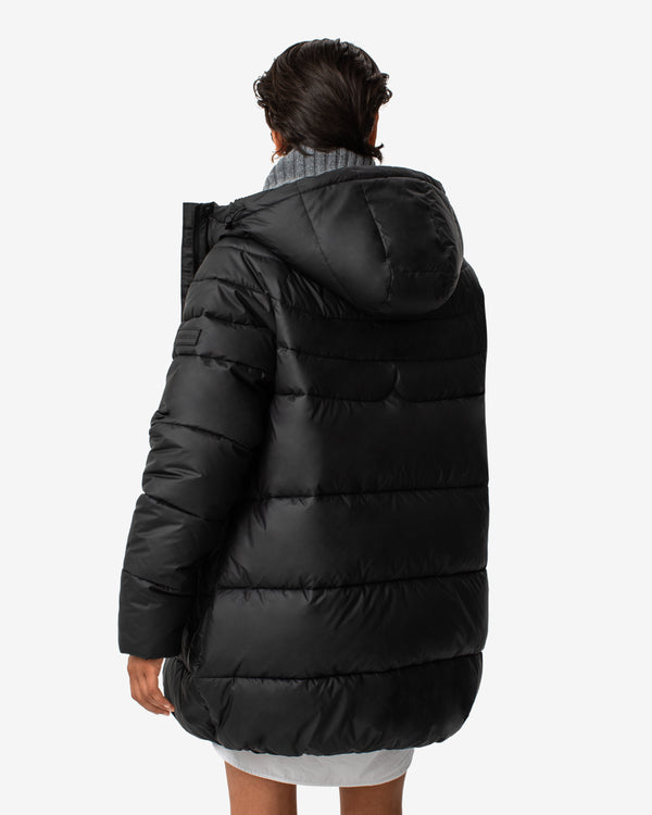 Hunter Intrepid Mid Puffer Női Ruhák Fekete | IYH-932071