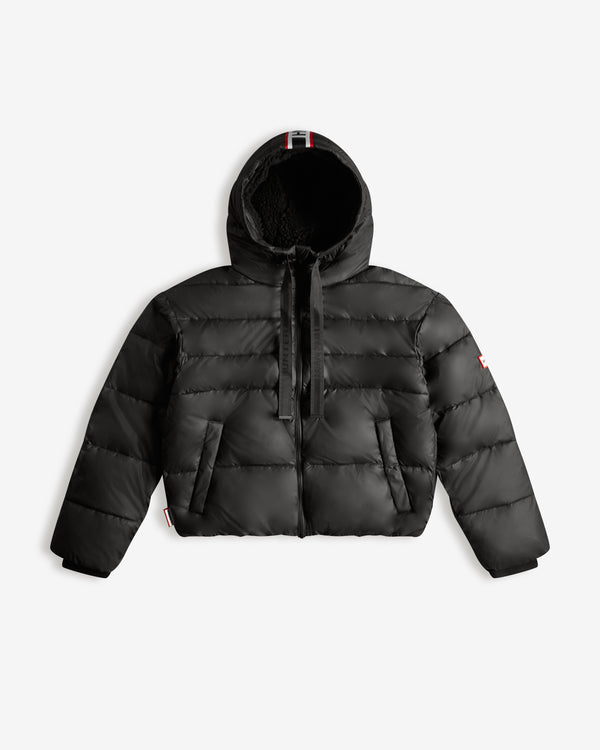 Hunter Intrepid Short Puffer Női Ruhák Fekete | MPK-218657