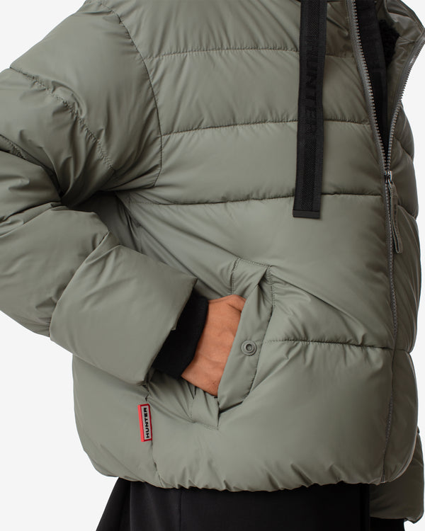 Hunter Intrepid Short Puffer Női Ruhák Zöld | OVP-360875