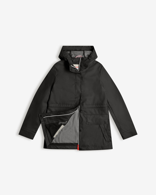 Hunter Lightweight Waterproof Rain Női Ruhák Fekete | VIE-865421