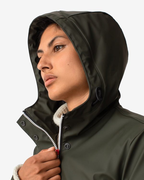 Hunter Lightweight Waterproof Rain Női Ruhák Sötétolivazöld | PJG-694327