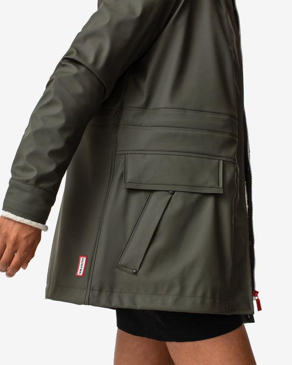 Hunter Lightweight Waterproof Rain Női Ruhák Sötétolivazöld | PJG-694327