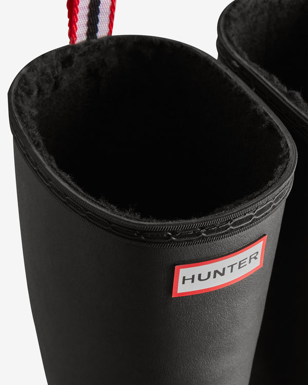 Hunter Play Shearling Insulated Tall Wellington Női Hosszúszárú Csizma Fekete | IGW-196857