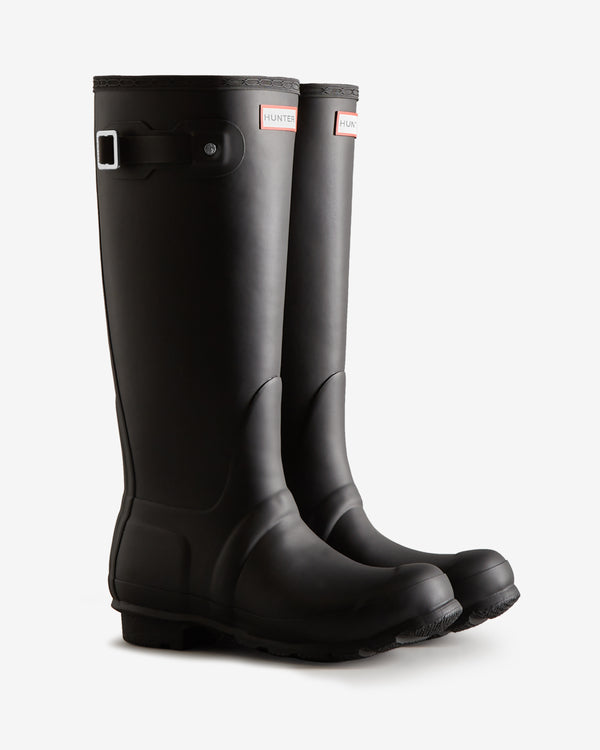 Hunter Tall Insulated Wellington Női Hosszúszárú Csizma Fekete | IFJ-701926